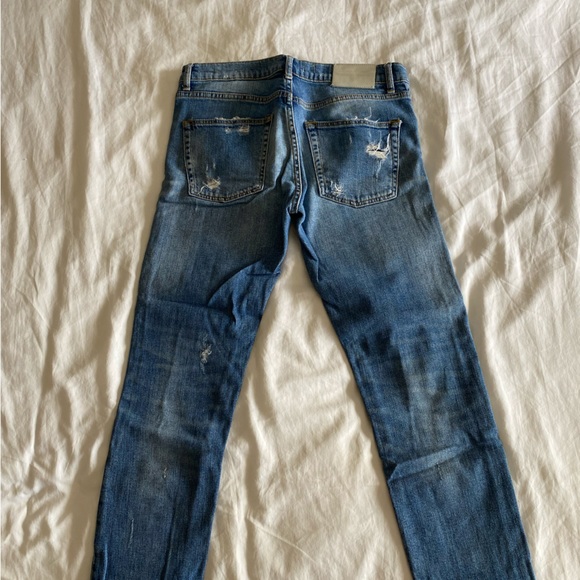 Vintage Zara mid rise distressed jeans size 2 - Picture 5 of 7